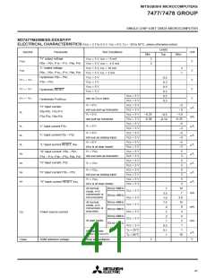 浏览型号M37478M4-458FP的Datasheet PDF文件第41页