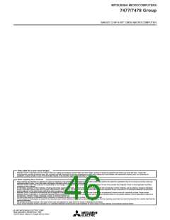 浏览型号M37478M4-458FP的Datasheet PDF文件第46页