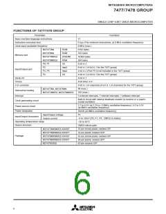 浏览型号M37478M4-458FP的Datasheet PDF文件第6页