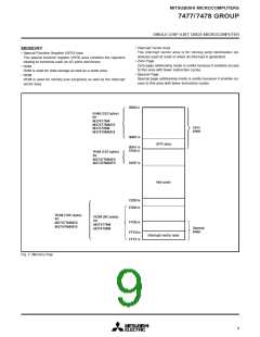 浏览型号M37478M4-458FP的Datasheet PDF文件第9页