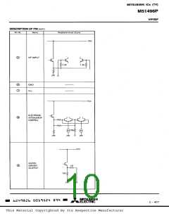 浏览型号M51496P的Datasheet PDF文件第10页
