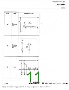 浏览型号M51496P的Datasheet PDF文件第11页
