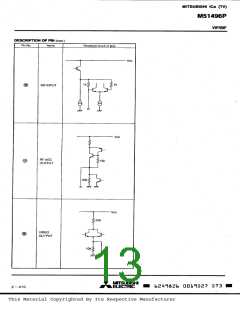 浏览型号M51496P的Datasheet PDF文件第13页