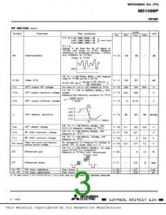 浏览型号M51496P的Datasheet PDF文件第3页