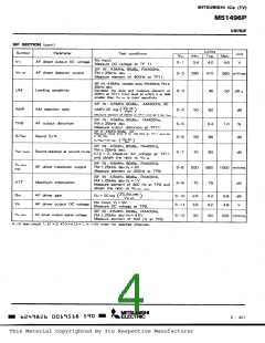 浏览型号M51496P的Datasheet PDF文件第4页