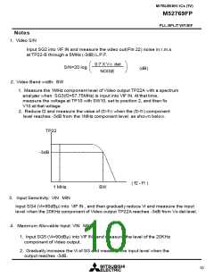 浏览型号M52769FP的Datasheet PDF文件第10页