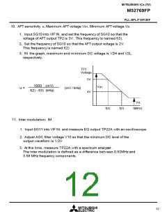 浏览型号M52769FP的Datasheet PDF文件第12页