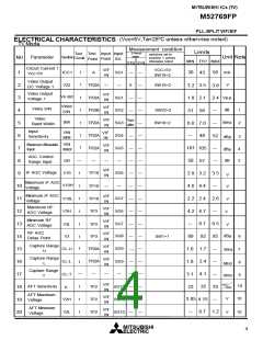 浏览型号M52769FP的Datasheet PDF文件第4页