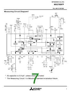 浏览型号M52769FP的Datasheet PDF文件第7页