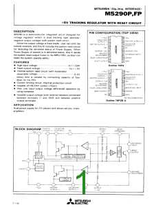 浏览型号M5290P的Datasheet PDF文件第1页