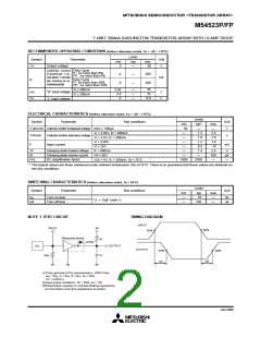 浏览型号M54523P的Datasheet PDF文件第2页