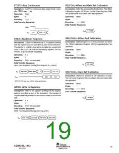 浏览型号ADS1241-EVM的Datasheet PDF文件第19页