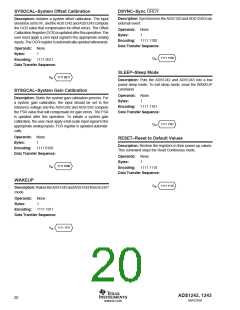 浏览型号ADS1241-EVM的Datasheet PDF文件第20页