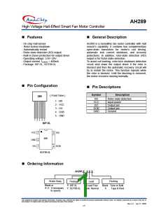 浏览型号AH289-PL的Datasheet PDF文件第1页