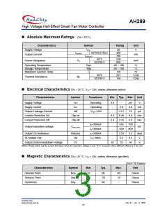 浏览型号AH289-PL的Datasheet PDF文件第3页