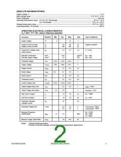 瀏覽型號ALD1502的Datasheet PDF文件第2頁