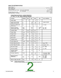 浏览型号ALD1502DA的Datasheet PDF文件第2页