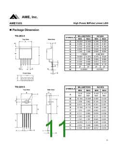 浏览型号AME1505ACBV330Z的Datasheet PDF文件第11页