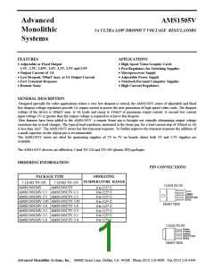 浏览型号AMS1505CMV-25的Datasheet PDF文件第1页
