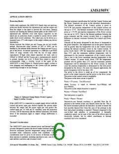 浏览型号AMS1505CMV-25的Datasheet PDF文件第6页