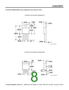 浏览型号AMS1505CMV-25的Datasheet PDF文件第8页