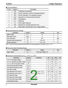 浏览型号AN8026的Datasheet PDF文件第2页