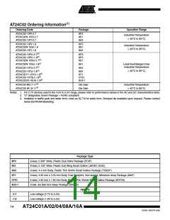 浏览型号AT24C01A-10SI的Datasheet PDF文件第14页