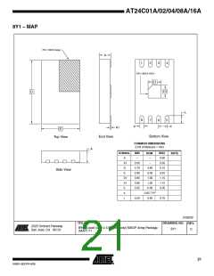 浏览型号AT24C01A-10SI的Datasheet PDF文件第21页