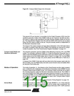 浏览型号ATMEGA16L-8MI的Datasheet PDF文件第115页