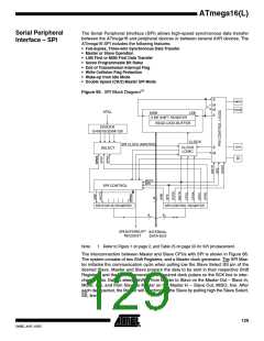 浏览型号ATMEGA16L-8MI的Datasheet PDF文件第129页