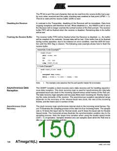 浏览型号ATMEGA16L-8MI的Datasheet PDF文件第150页