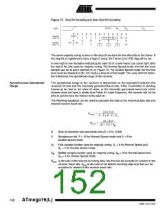 浏览型号ATMEGA16L-8MI的Datasheet PDF文件第152页