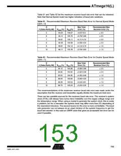 浏览型号ATMEGA16L-8MI的Datasheet PDF文件第153页