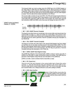 浏览型号ATMEGA16L-8MI的Datasheet PDF文件第157页