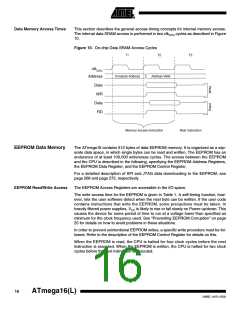 浏览型号ATMEGA16L-8PC的Datasheet PDF文件第16页