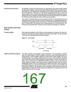 浏览型号ATMEGA16L-8MI的Datasheet PDF文件第167页