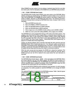 浏览型号ATMEGA16L-8MI的Datasheet PDF文件第18页