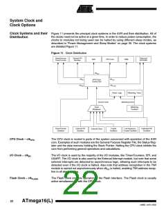 浏览型号ATMEGA16L-8MI的Datasheet PDF文件第22页
