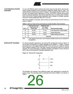 浏览型号ATMEGA16L-8MI的Datasheet PDF文件第26页