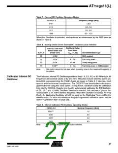 浏览型号ATMEGA16L-8MI的Datasheet PDF文件第27页