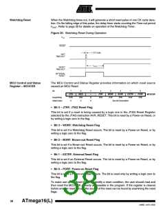 浏览型号ATMEGA16L-8MI的Datasheet PDF文件第38页