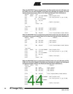浏览型号ATMEGA16L-8MI的Datasheet PDF文件第44页