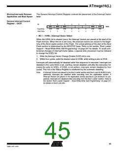 浏览型号ATMEGA16L-8MI的Datasheet PDF文件第45页