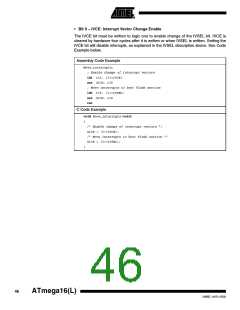 浏览型号ATMEGA16L-8MI的Datasheet PDF文件第46页