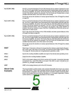 浏览型号ATMEGA16L-8MI的Datasheet PDF文件第5页