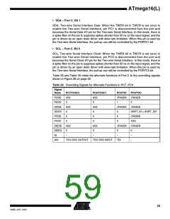 浏览型号ATMEGA16L-8MI的Datasheet PDF文件第59页