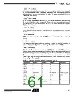 浏览型号ATMEGA16L-8MI的Datasheet PDF文件第61页