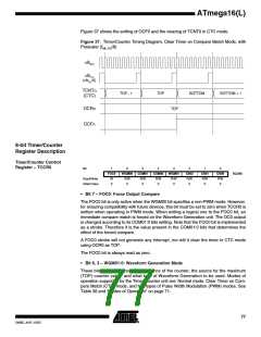 浏览型号ATMEGA16L-8MI的Datasheet PDF文件第77页