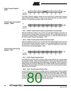 浏览型号ATMEGA16L-8MI的Datasheet PDF文件第80页
