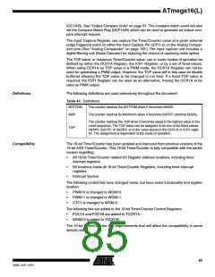 浏览型号ATMEGA16L-8MI的Datasheet PDF文件第85页